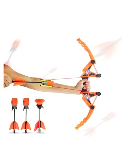 חץ וקשת עם חיצי וואקום וחיצים שורקים