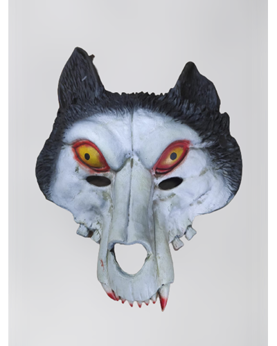 מסכה עשויה PU זאב מפחיד