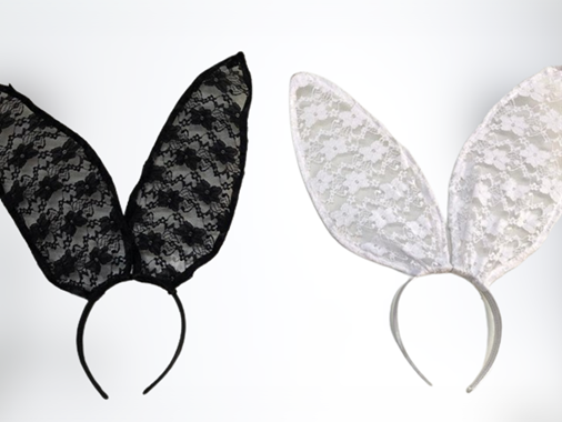 קשת אוזני ארנב תחרה : image 1 קשת אוזני ארנב תחרה : image 1