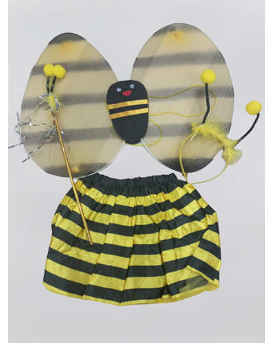 סט דבורה כולל חצאית קשת ושרביט