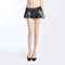 חצאית מטאלית סקסית קצרצרה צבע שחור ONE SIZE : Thumb 1