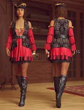 תחפושת פיראטית מפוארת : image 1