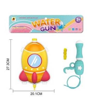 רובה מים עם התקן לגב דגם חללית / מכיל 2.5 ליטר : image 1