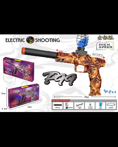 אקדח גלי חשמלי גרפיטי/ נטען USB