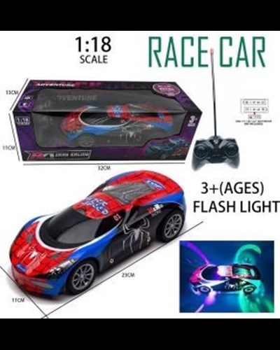 מכונית ספורט שלט רחוק 4 כיוונים / איש העכביש