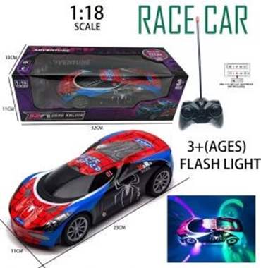 מכונית ספורט שלט רחוק 4 כיוונים / איש העכביש : image 1 מכונית ספורט שלט רחוק 4 כיוונים / איש העכביש : image 1