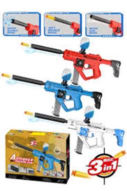 מולטי רובה חשמלי 3 מצבים - יורה ג'לי, מים וחיצים / נטען USB : image 1