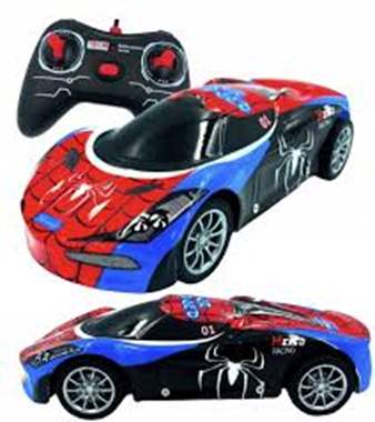 מכונית ספורט שלט רחוק 4 כיוונים / איש העכביש : image 2 מכונית ספורט שלט רחוק 4 כיוונים / איש העכביש : image 2