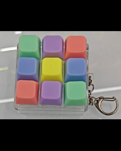 מחזיק מפתחות מקלדת 9 לחצנים / עם אור 