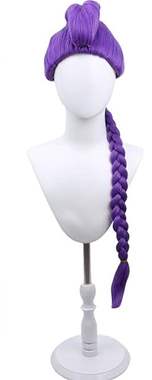 חדש להיט !! פאה סגולה איכותית ציידת השדים  + צמה 1 נטר : image 1