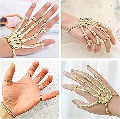 תכשיט ייחודי מוזהב מתלבש על היד : image 2 תכשיט ייחודי מוזהב מתלבש על היד : image 2