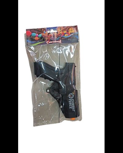 אקדח שוטר + נרתיק / עם קולות 