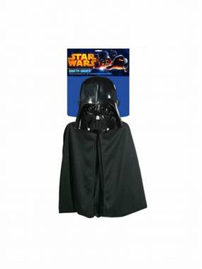 סט תחפושת דארת' ויידר ילדים לגיל 6+ כולל מסכה וגלימה : image 1