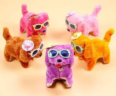 כלב עם משקפי שמש עם סוללות : image 1