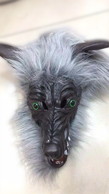 מסכת זאב מפחיד עשויה לטקס : image 1