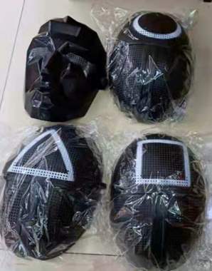 מיקס מסכות השומרים משחקי הדיונון עשויה מפלסטיק 4 דוגמאות : image 2