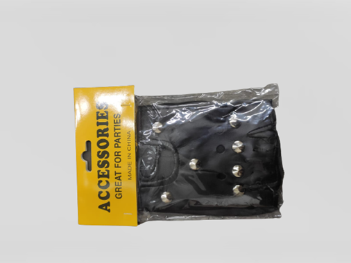 כפפות שחורות מעור : image 1