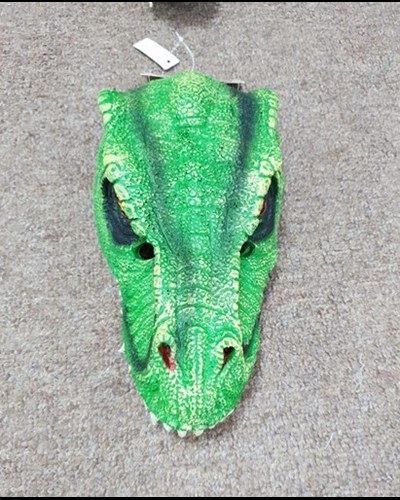 מסכה PU איכותית לטאה/ דינוזאור