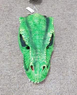 מסכה PU איכותית לטאה/ דינוזאור : image 1 מסכה PU איכותית לטאה/ דינוזאור : image 1