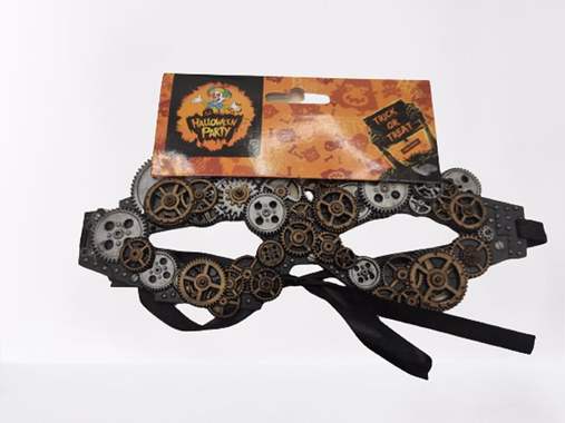 מסיכת עיניים מעוטרת בגלגלי שיניים : image 1