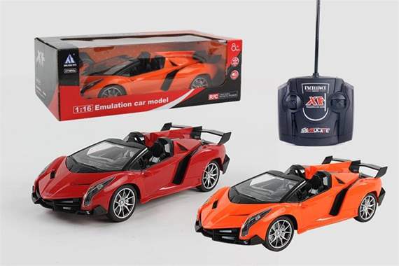 מכונית שלט 4 כיוונים גג פתוח דמוי למבורגיני : image 1 מכונית שלט 4 כיוונים גג פתוח דמוי למבורגיני : image 1