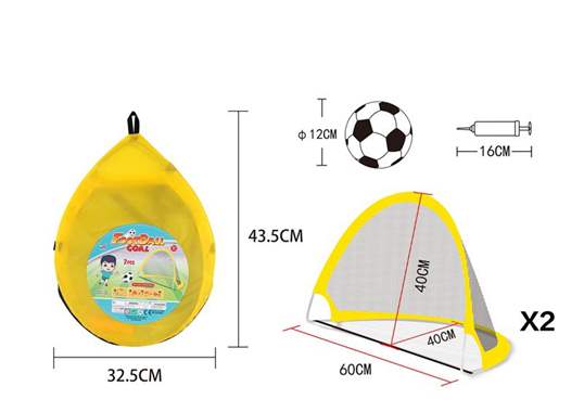 שער כדורגל מתקפל - מידות 43.5 על 60 ס"מ : image 1