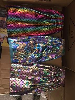 חצאית מטאל עם קשקשים  : image 1