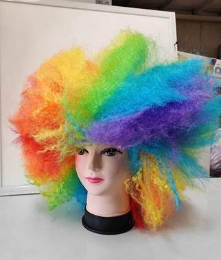 פאה אפרו צבעונית : image 1 פאה אפרו צבעונית : image 1