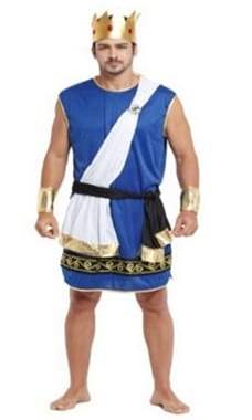 תחפושת לוחם מלך רומאי מפואר לגבר- וואן סייז : image 1