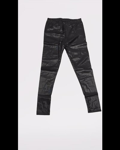 טייץ מטאלי בצבע שחור