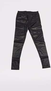 טייץ מטאלי בצבע שחור : image 1