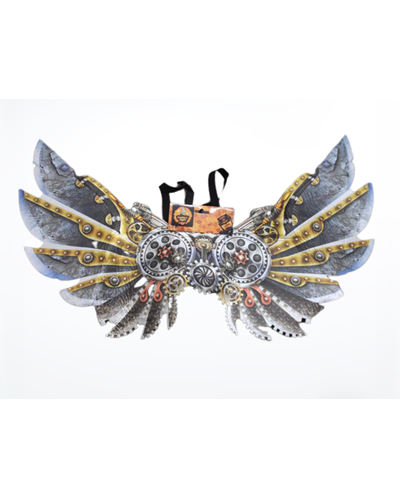 כנפיים דקורטיביות בסגנון תעשייתי רטרו